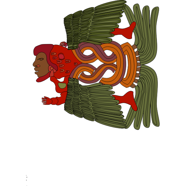 Tribal war sign vector image
