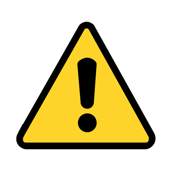 Vector Caution Logo - satoricinema