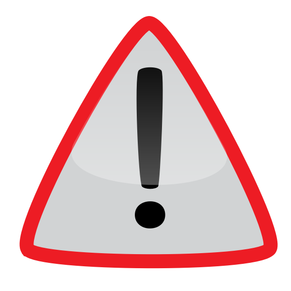 Warning and attention symbol