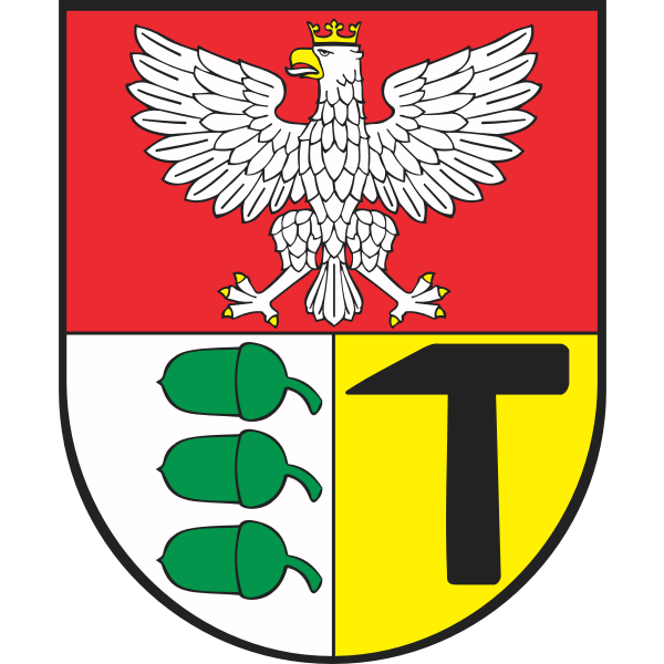 Vector image of coat of arms of Dabrowa-Gornicza City
