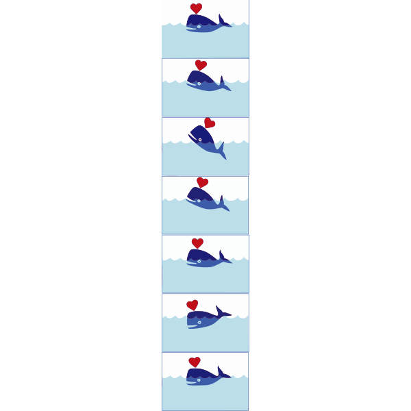 whale animation spritesheet