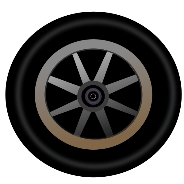 Vector image of wheel
