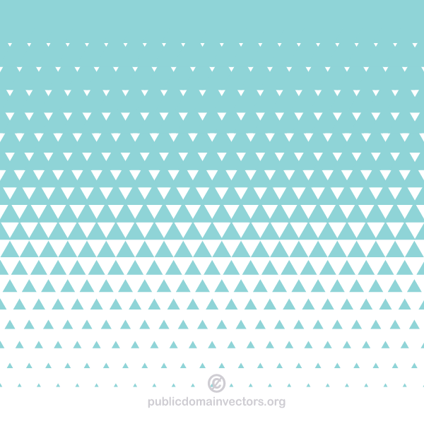 White triangular pattern