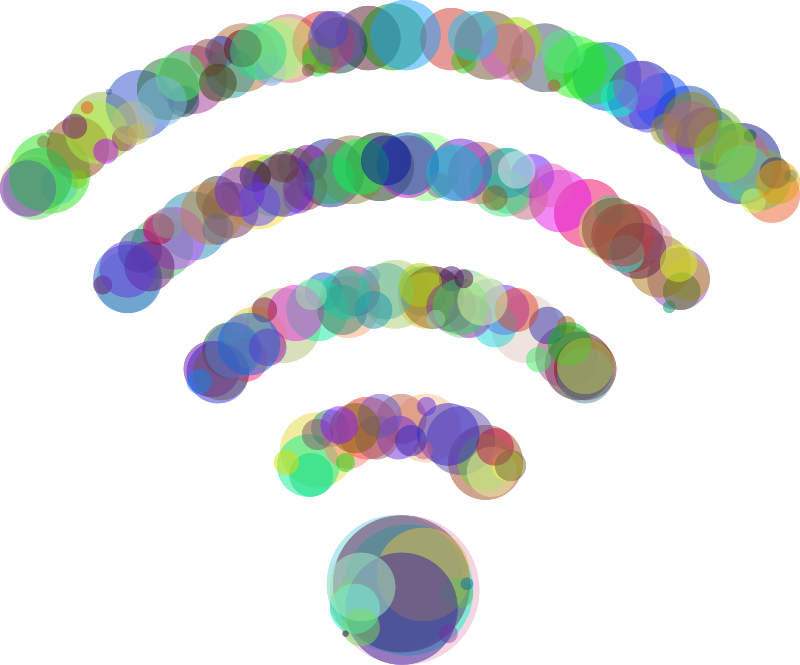 WiFi signal circles