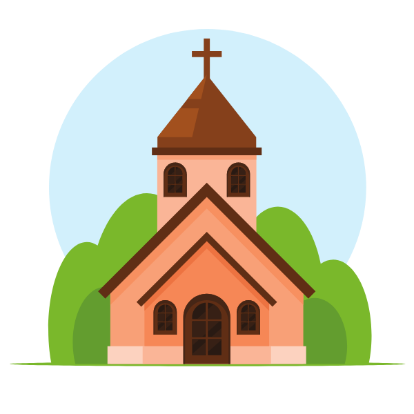 Wild West-style church