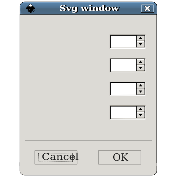 SVG window