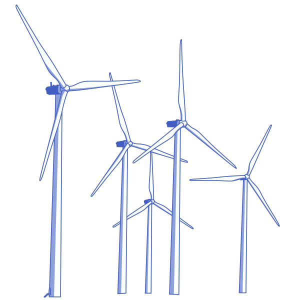 Wind turbines image