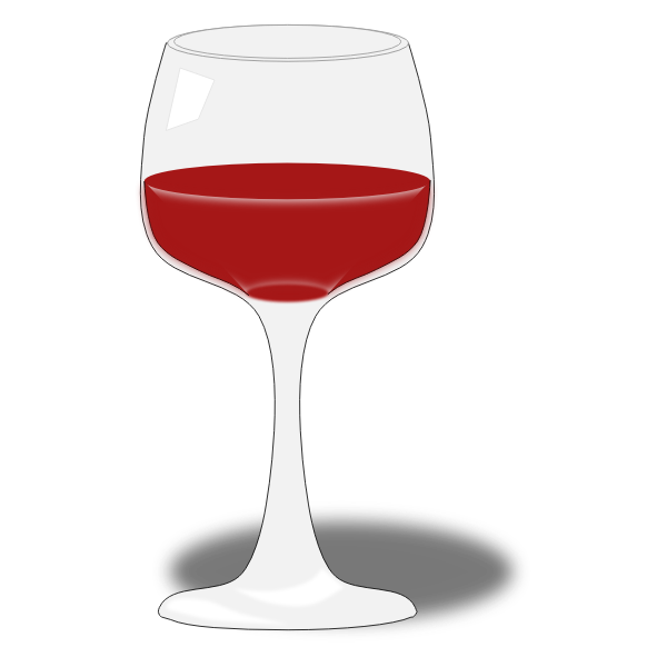 Wine glass 3d