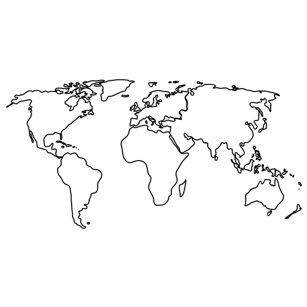 Download Vector Image Of Map Of The World Free Svg