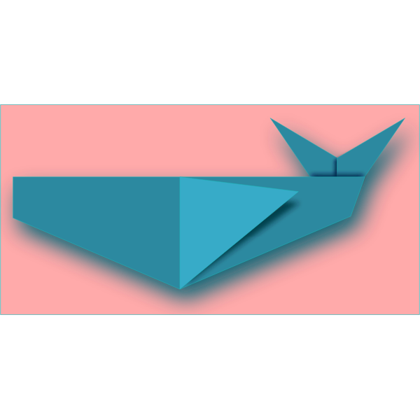 whale origami