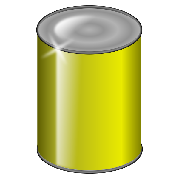 Yellow can