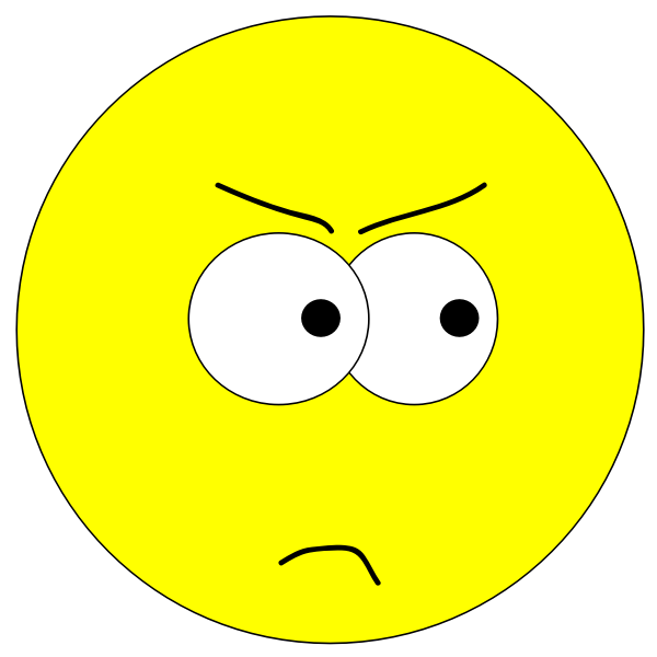 Angry face | Free SVG