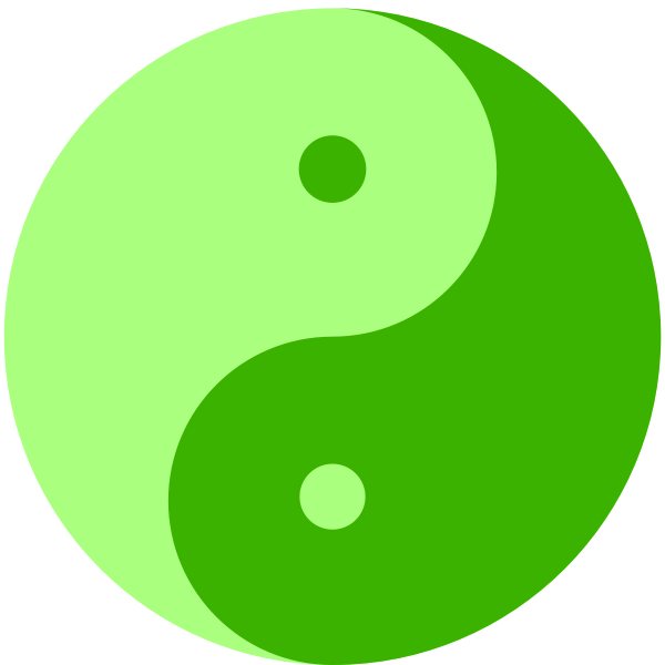 Green Yin and Yang