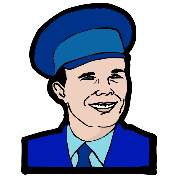 Yuri Gagarin vector image