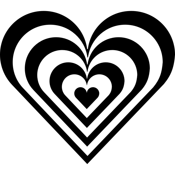 Vector image of decorative heart