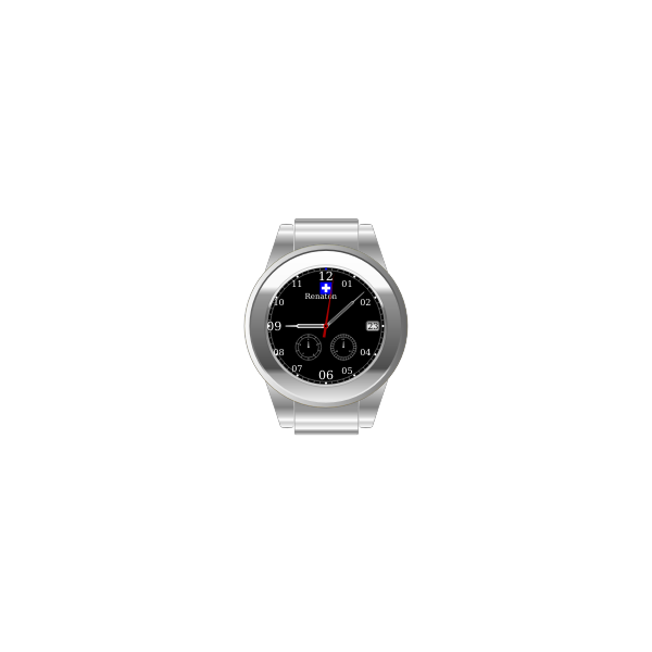Wristwatch vector image