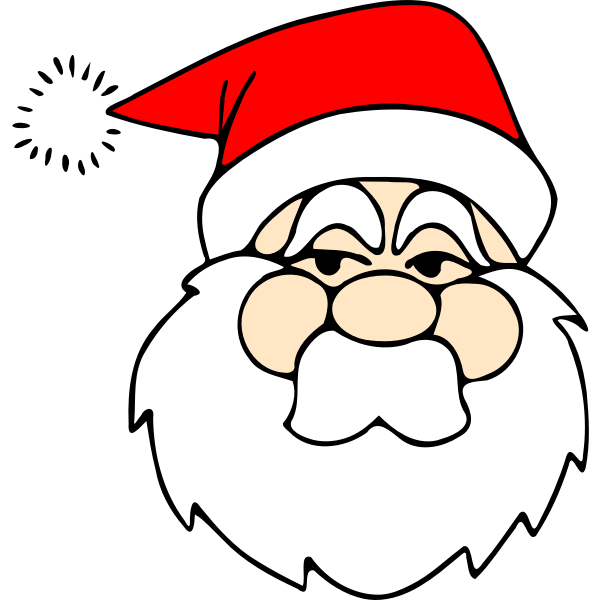Download Santa, Claus, Face. Royalty-Free Vector Graphic - Pixabay