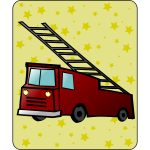 Fire truck cartoon