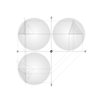 24 construction geodesic spheres recursive from tetrahedron