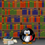 Penguin reading