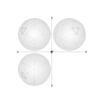 33 construction geodesic spheres recursive from tetrahedron