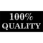 100 Percent Quality Typography Steel