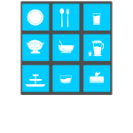 Tableware icons