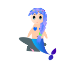 Mermaid with fish
