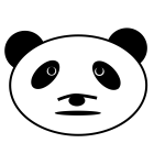 Panda's head image