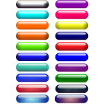 Glossy pills vector illustration