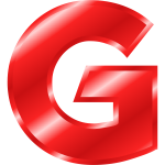 Effect Letters Alphabet red G