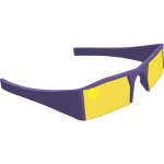 Sunglasses vector illustration