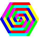 Hexagon trapezoid colors