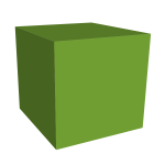 Green cube