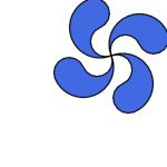 Geometric spiral symbol