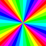 Colorful pattern square shape