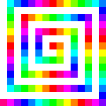 120 square spiral 12 color