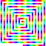 12 color 480 square spiral
