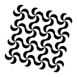squarish swirly pattern