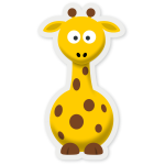 Cartoon giraffe image