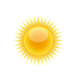Vector image of the Sun