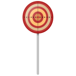 Target on a pole