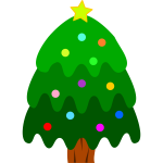 Christmas Tree Decoration Vector