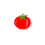 Vintage tomato vector graphics