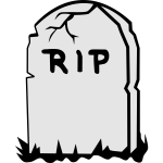 Headstone vector image