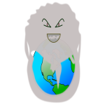 Polluting earth