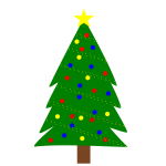 Christmas tree illustration