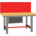 Color image of work bench