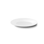 Vector image of white plate with shadow