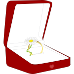 Silver Wedding Ring Vector Clip Art Free SVG